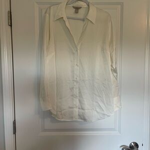 H&M Cream Button Down Shirt